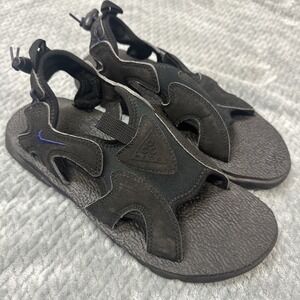 Nike Vintage ACG Air Deschutz Adventure Sandals Size 9 Slip In Blackstrap Hiking